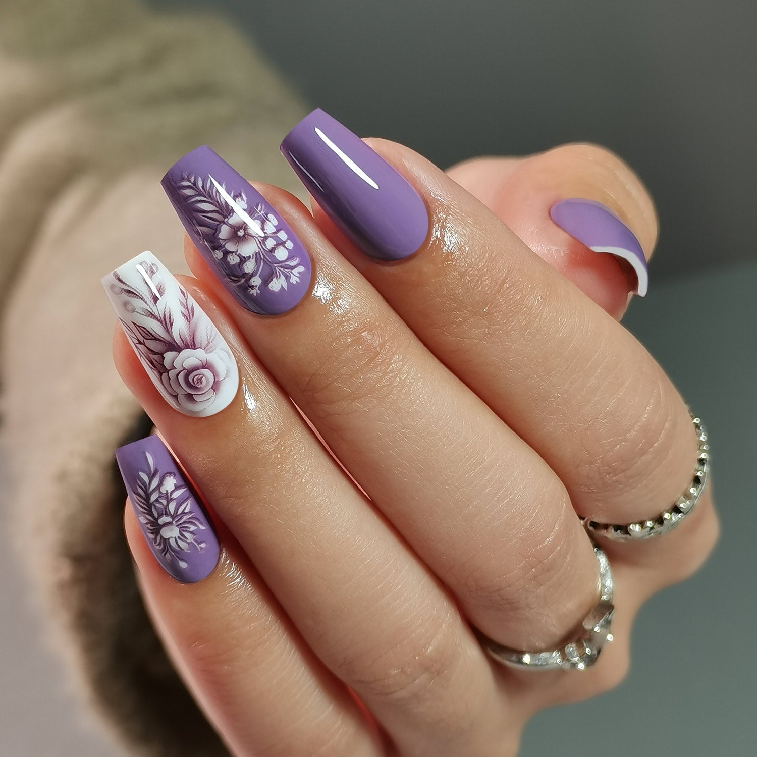 Gel Press On Nails 16 Sizes-32 Pcs Kit X004LBSWWN