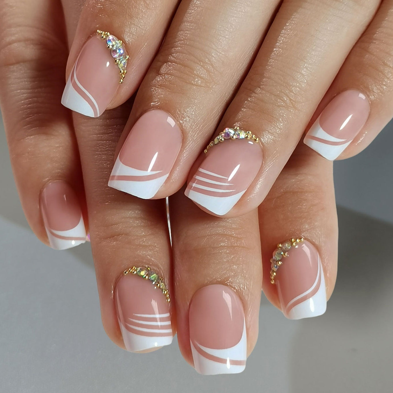 Gel Press On Nails 16 Sizes-32 Pcs Kit X003TYHXJB