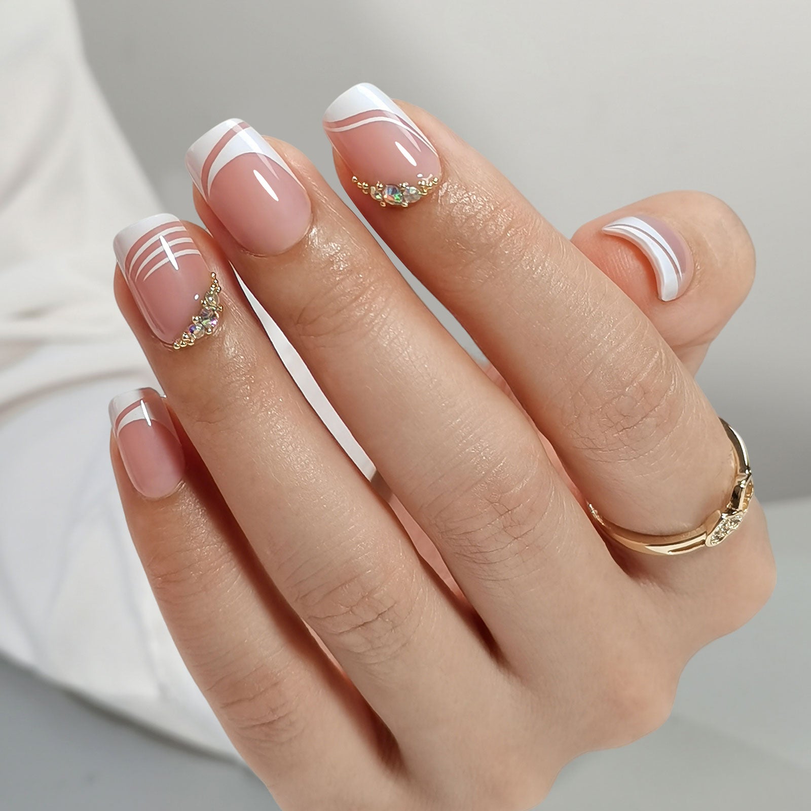 Gel Press On Nails 16 Sizes-32 Pcs Kit X003TYHXJB