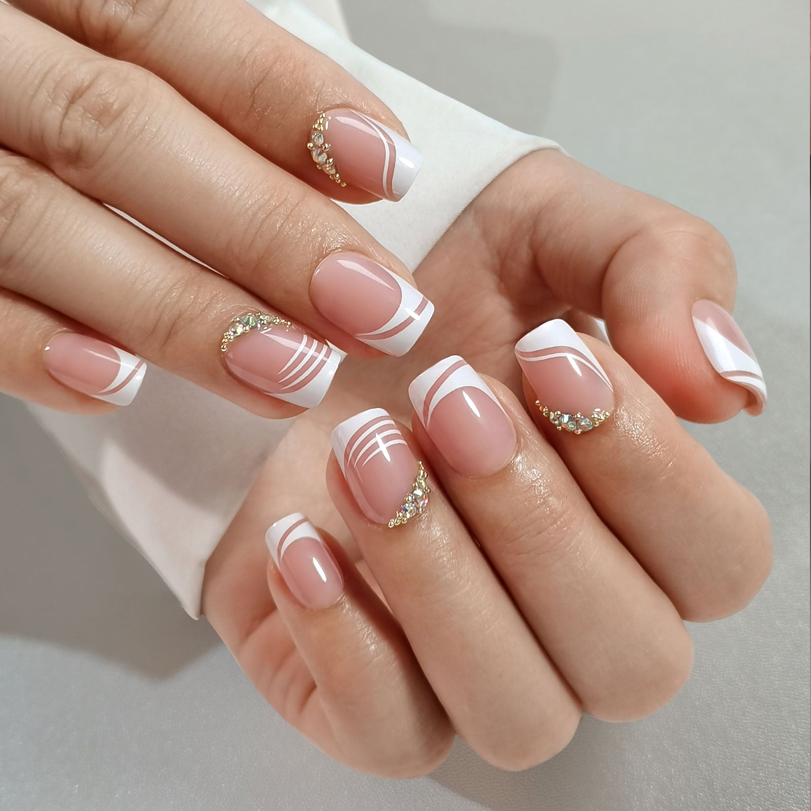 Gel Press On Nails 16 Sizes-32 Pcs Kit X003TYHXJB