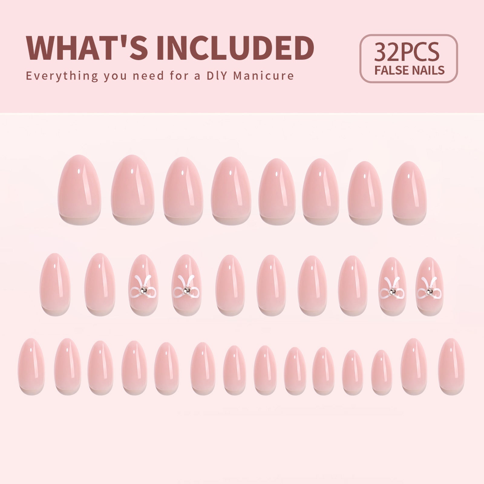 Weekly deals Gel Press On Nails 16 Sizes-32 Pcs Kit X004PR9OUH