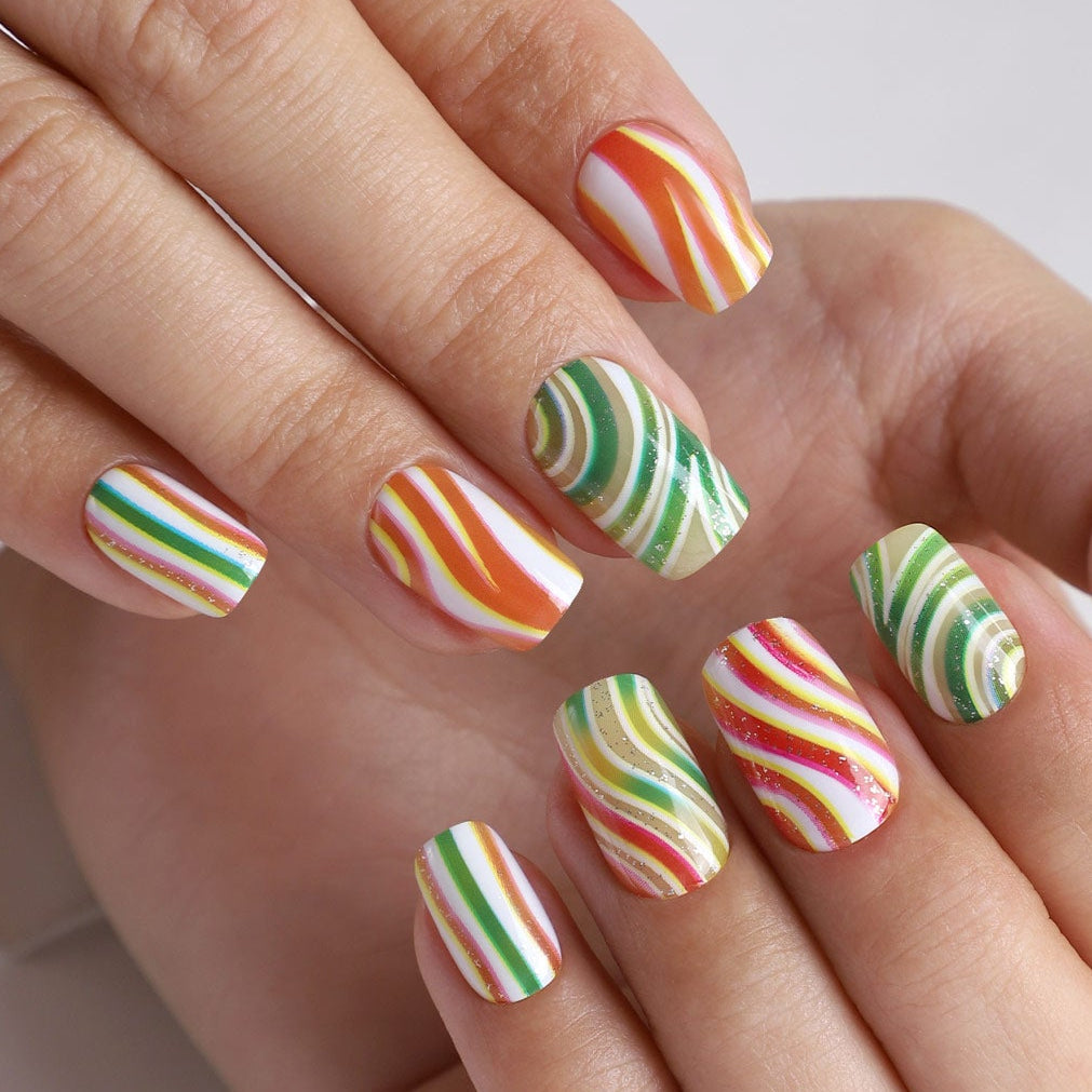 Gel Press On Nails 16 Sizes-32 Pcs Kit X004OJ5GF3