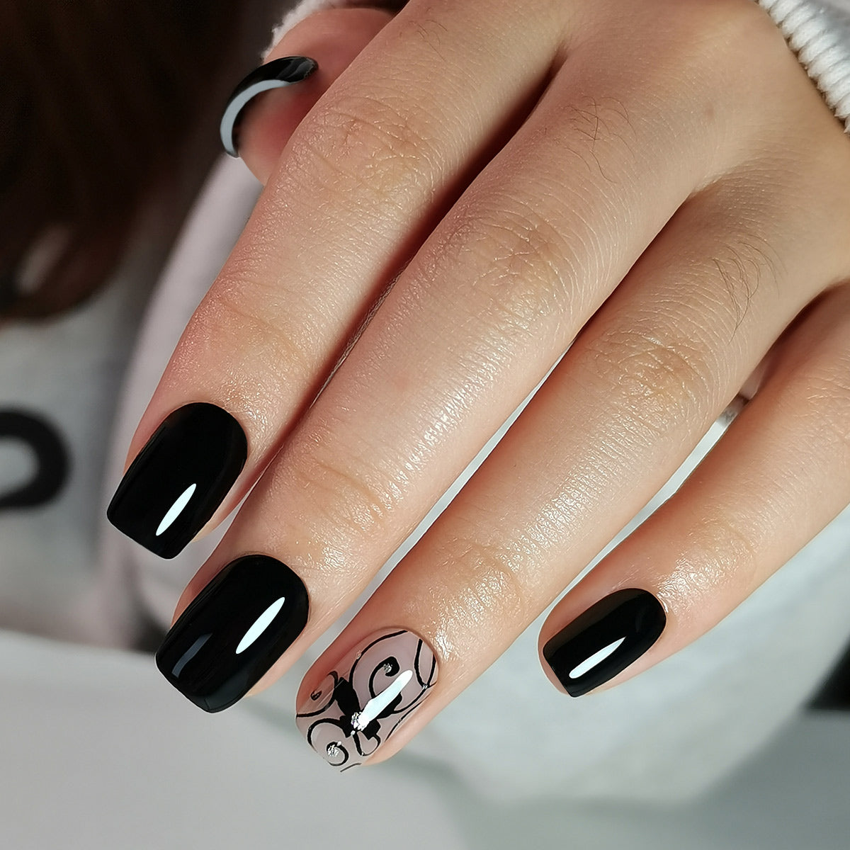 15 Sizes-30 Pcs Acrylic Press On Nails XNPH2002