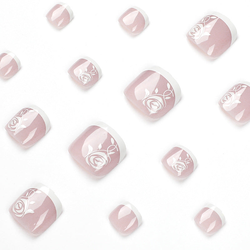32 Pcs-16 Sizes Kit Press On Toe nails X004Q1O3XF