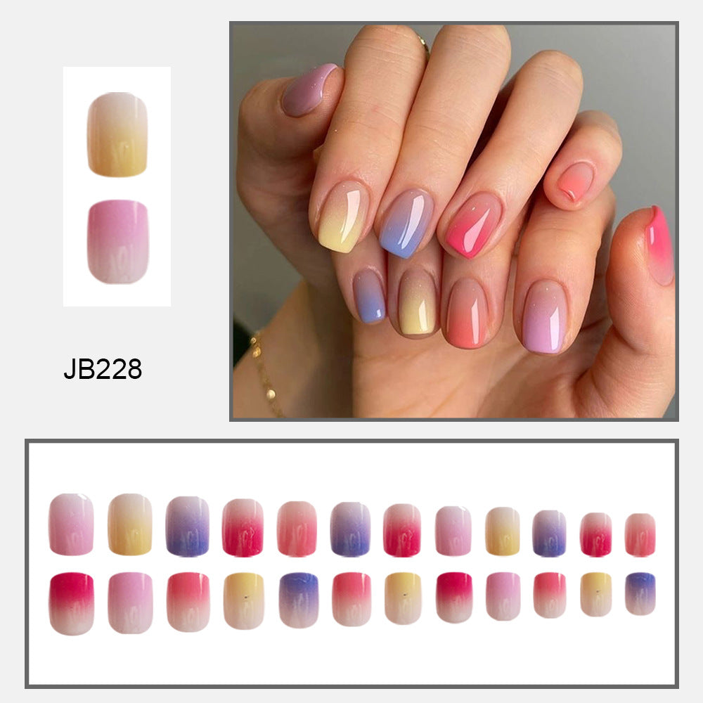 15 Sizes-30 Pcs Acrylic Press On Nails JB228
