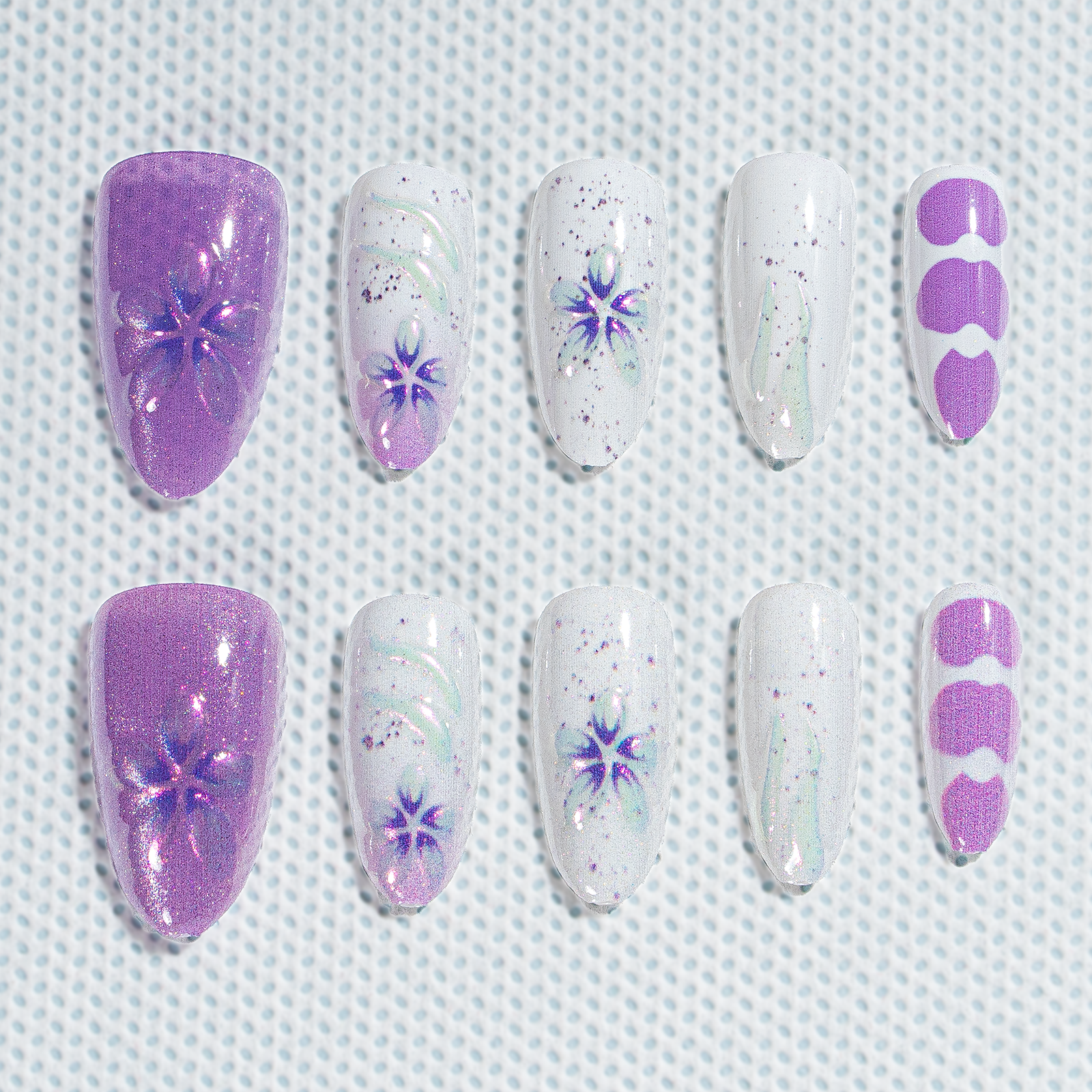 15 Sizes-30 Pcs 3D Press On nails tk3d02