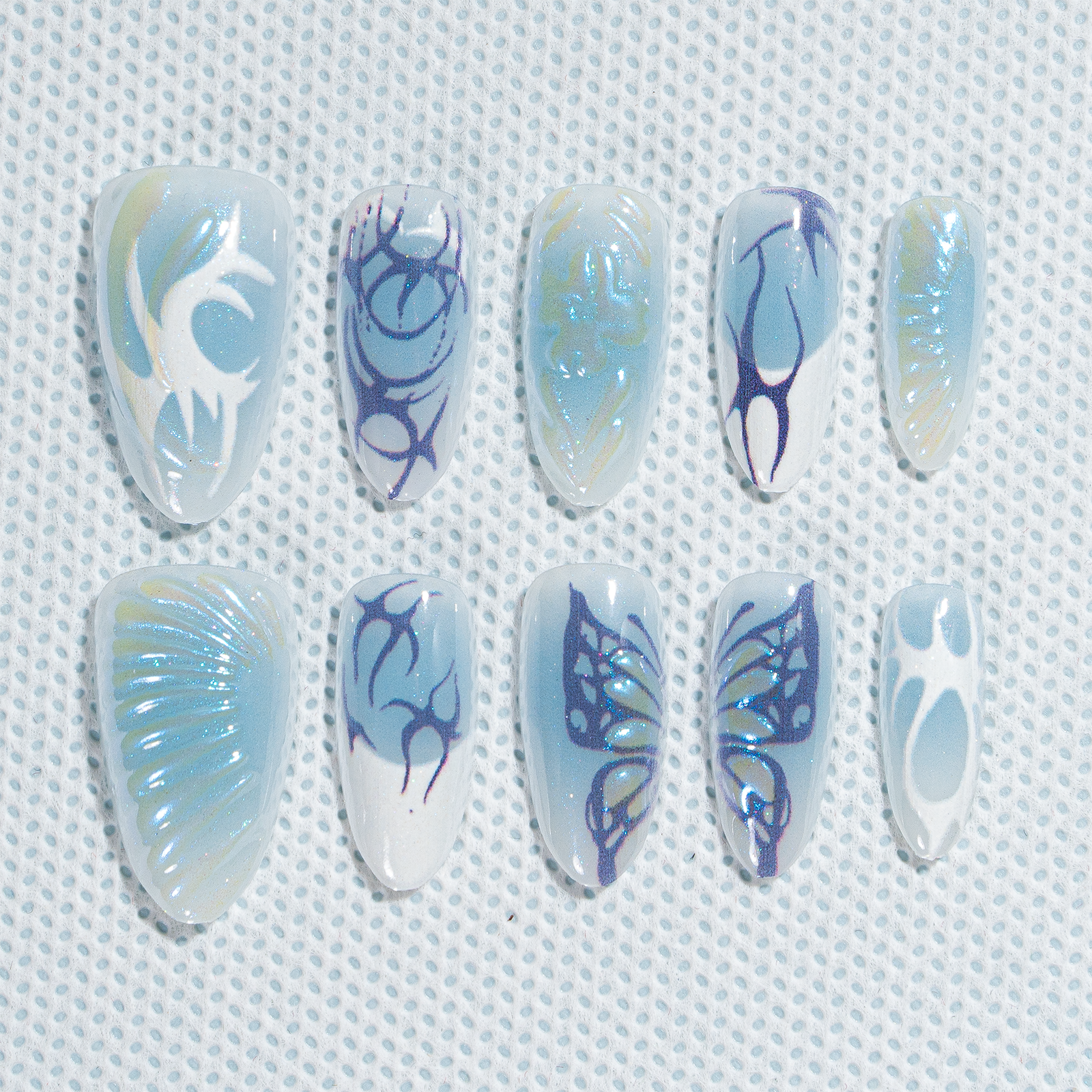 15 Sizes-30 Pcs 3D Press On nails tk3d04